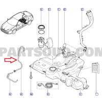 172260005R RENAULT YAKIT BUHAR HORTUMU LAGUNA III
