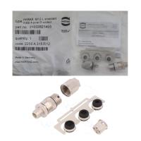21032821405 HARAX M12-L CONNECTOR MICRO JACK 4PIN PLUG, MALE PINS