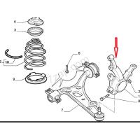 46527759 FIAT AKS TASIYICI BRAVA-MAREA SUPORT SOL