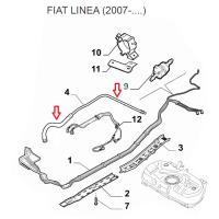 51823827 FIAT BORU LINEA YAKIT HORTUMU