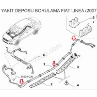 51902586 FIAT YAKIT BORU LINEA 1x3 KOMPLE