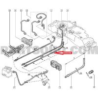 7700412114 RENAULT YAKIT BENZIN DONUS HORTUMU CLIO II