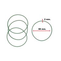 BASCO OSP0055 BASCO YAG KECESI O-RING 55-72-9/15 YESIL NBR 70 SHxVERDE ITALY (10 ADET)