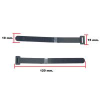 GT 120X15X10GKPK CIRT KELEPÇE 12 CM X 10 MM EKSTRA GENİŞ SİYAH | 120/10 AĞIR HİZMET TİPİ KABLO BAĞI 10 ADET