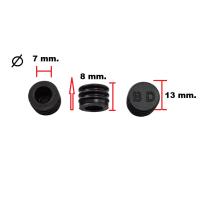 GT 13X8X7LTP GUTSY LASTİK TAPA SİYAH (10 ADET)