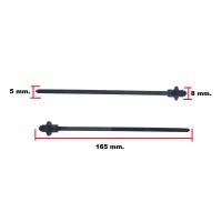 GT 165X8X5DKPK CIRT KELEPÇE DÜBELLİ VE KLİPSLİ SİYAH 16x5 CM X 5 MM | 10 ADET PAKET | ŞASİ KABLO BAĞI