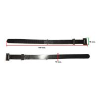 GT 190X16X10PCKO GENİŞ TİP PLASTİK CIRT KELEPÇE 19 CM X 10 MM SİYAH | AĞIR HİZMET | 10 ADET