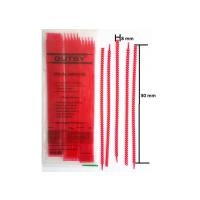 GT 30X8EKK CIRT KELEPÇE ELASTOMER ÇOK KULLANIMLI SÖK-TAK KLİPS 100’LÜ PAKET - 30 CM KIRMIZI 