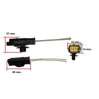SKT 3F2K1801177 SOKET 3 YOLLU 2 KABLOLU ERKEK KARE MOTOR-MUSUR-SENSOR PEUGEOT-OPEL-FIAT UNIVERSAL