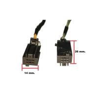 SKT 6FS2614 GN SOKET 6 DISI INCE 5 KABLOLU SIYAH