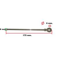 TYTON 15700065 CIRT KELEPÇE 17x5 CM X 6 MM SİYAH DÜBELLİ KLİPSLİ | 6 MM DELİK UYUMLU | 10 ADET