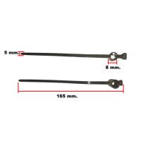 TYTON 15700083 CIRT KELEPÇE 16x5 CM X 5 MM BORU TİPİ DÜBELLİ SİYAH | 10 ADET PAKET | ÖZEL MONTAJ BAĞI 